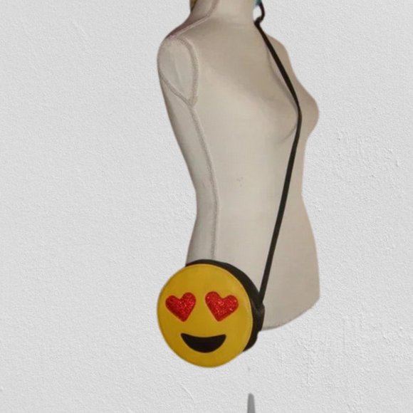 Emoji Smiley Face Crossbody Purse - Picture 1 of 7